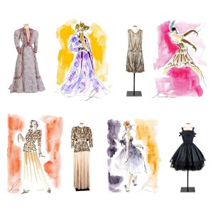 Imatge exposició “Inspiracions. Moda il·lustrada del segle XX”