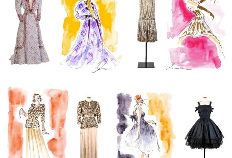Imatge exposició “Inspiracions. Moda il·lustrada del segle XX”