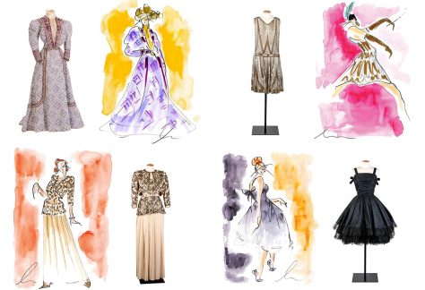 Imatge exposició: "Inspiracions. Moda il·lustrada del segle XX"